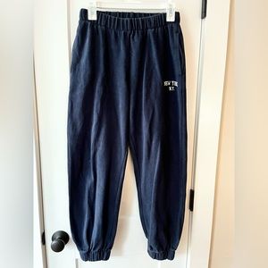 John Galt navy New York sweats, one size.  Good condition